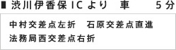 渋川伊香保ICより車5分 中村交差点左折 石原交差点直進 法務局西交差点右折